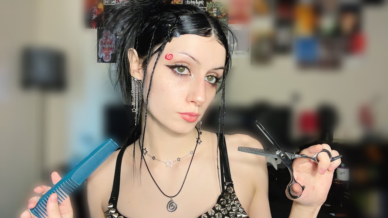 asmr- friend gives you a haircut 💓 