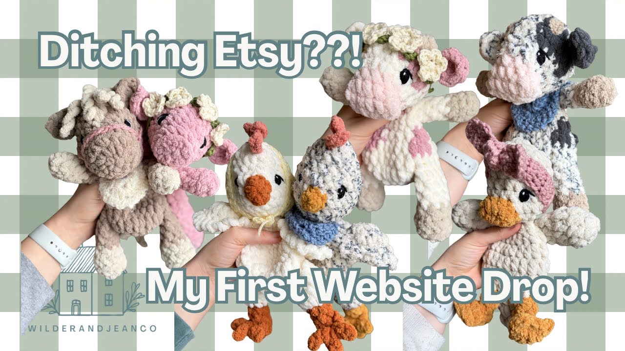 Crochet Vlog: Pattern Testing & My First Crochet Drop NOT Using Etsy!