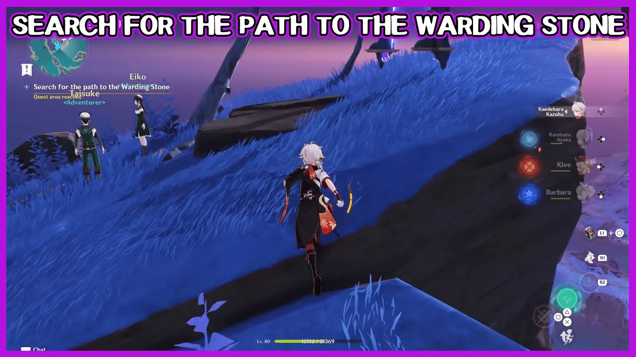 Search for the path to the warding stone - Genshin Impact