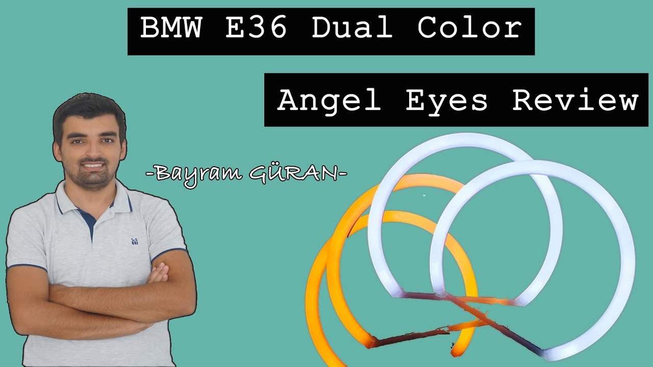 BMW E36 Dual Color Angel Eyes Review and Modification
