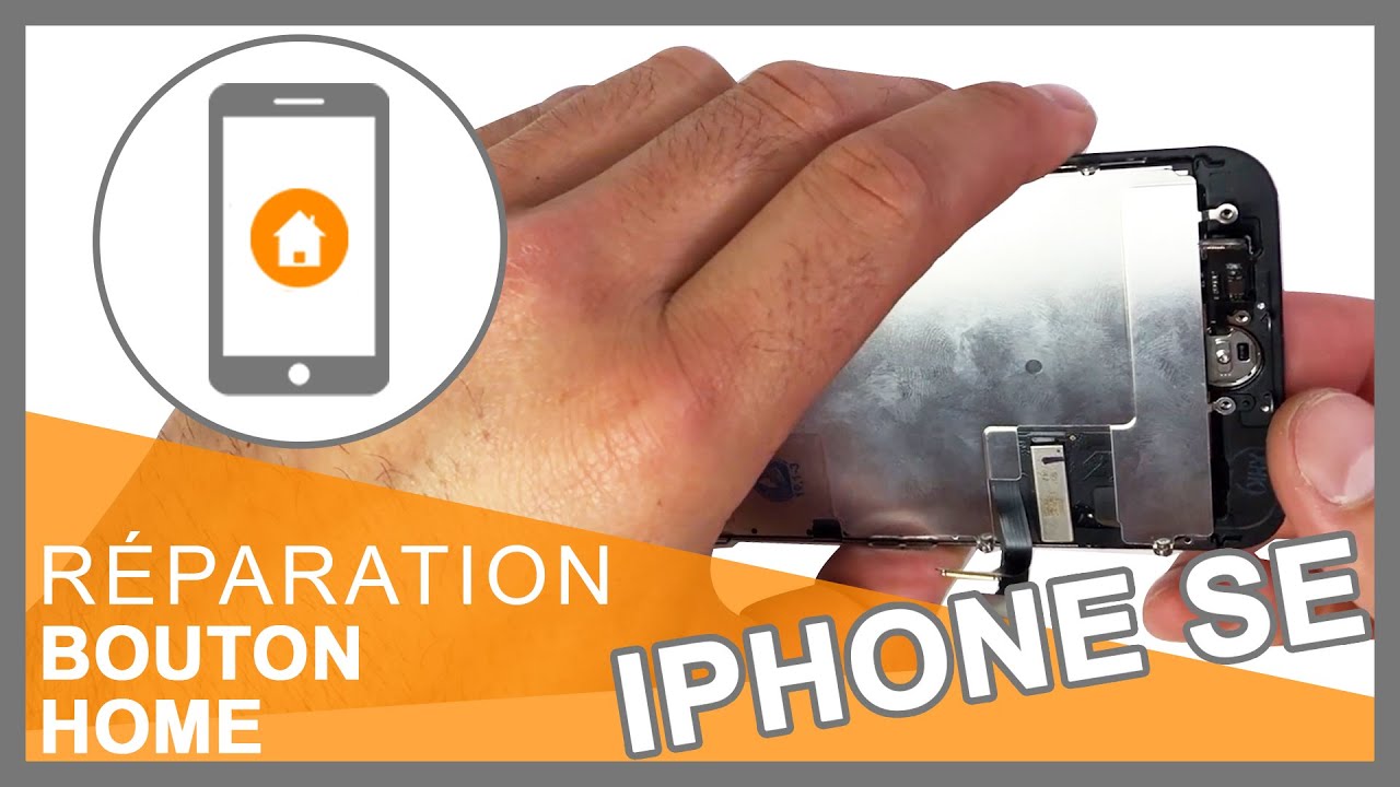 Changement bouton home iPhone SE