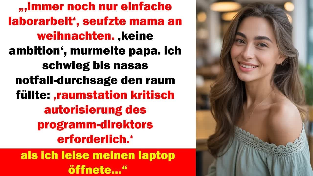 an weihnachten verspottet – bis nasas notruf erklang und alle auf mich und meinen laptop starrten.
