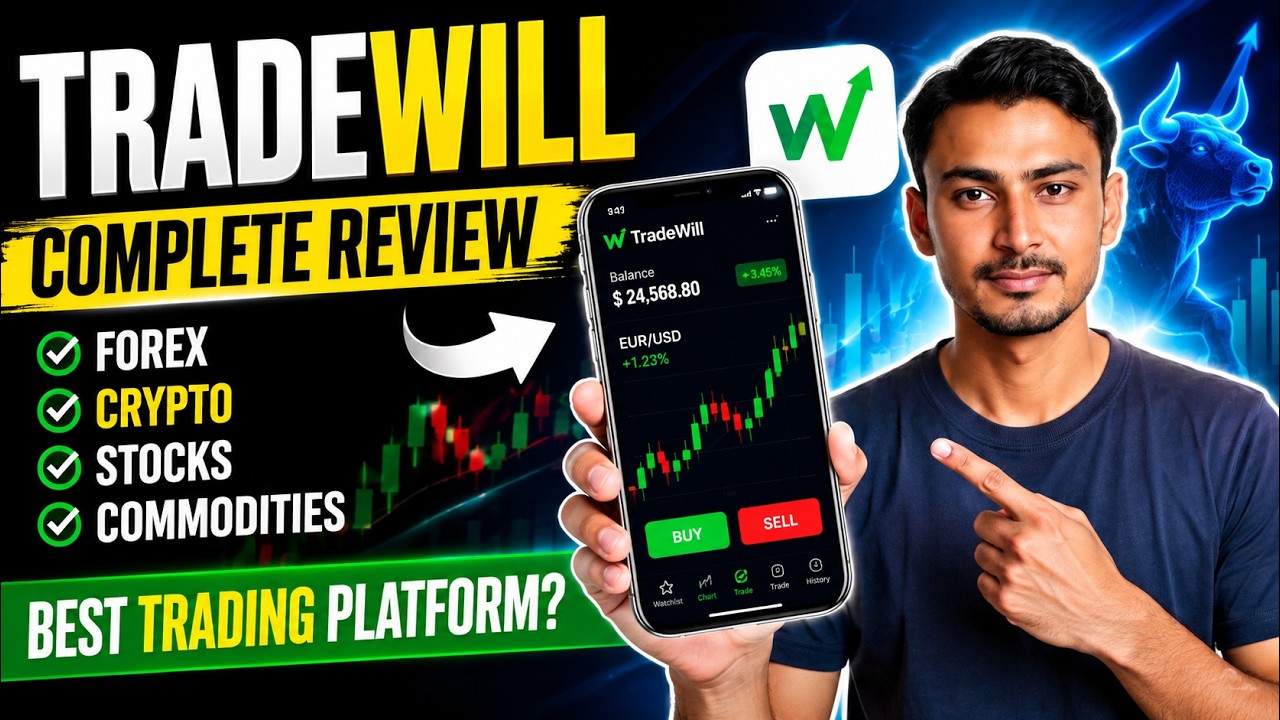 TradeWill Review 2026 | Best Forex & Crypto Trading App? Full Tutorial & Features