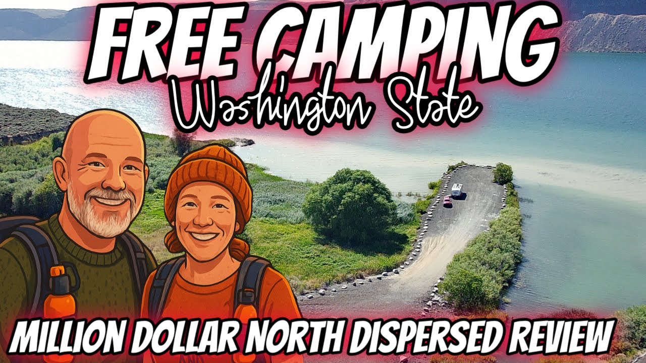 Free Camping Million Dollar Boondocking on Banks Lake | Washington State Dispersed Camping