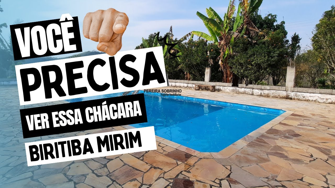 Vendo chácara com piscina e pomar em Biritiba Mirim R$540mil
