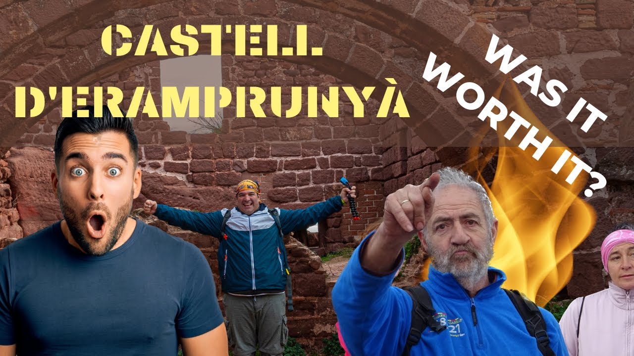 Epicka przygoda od Brugers do Castell d'Erampruny&agrave; i Cova de la Mare de D&eacute;u de Bruguers w Garra...