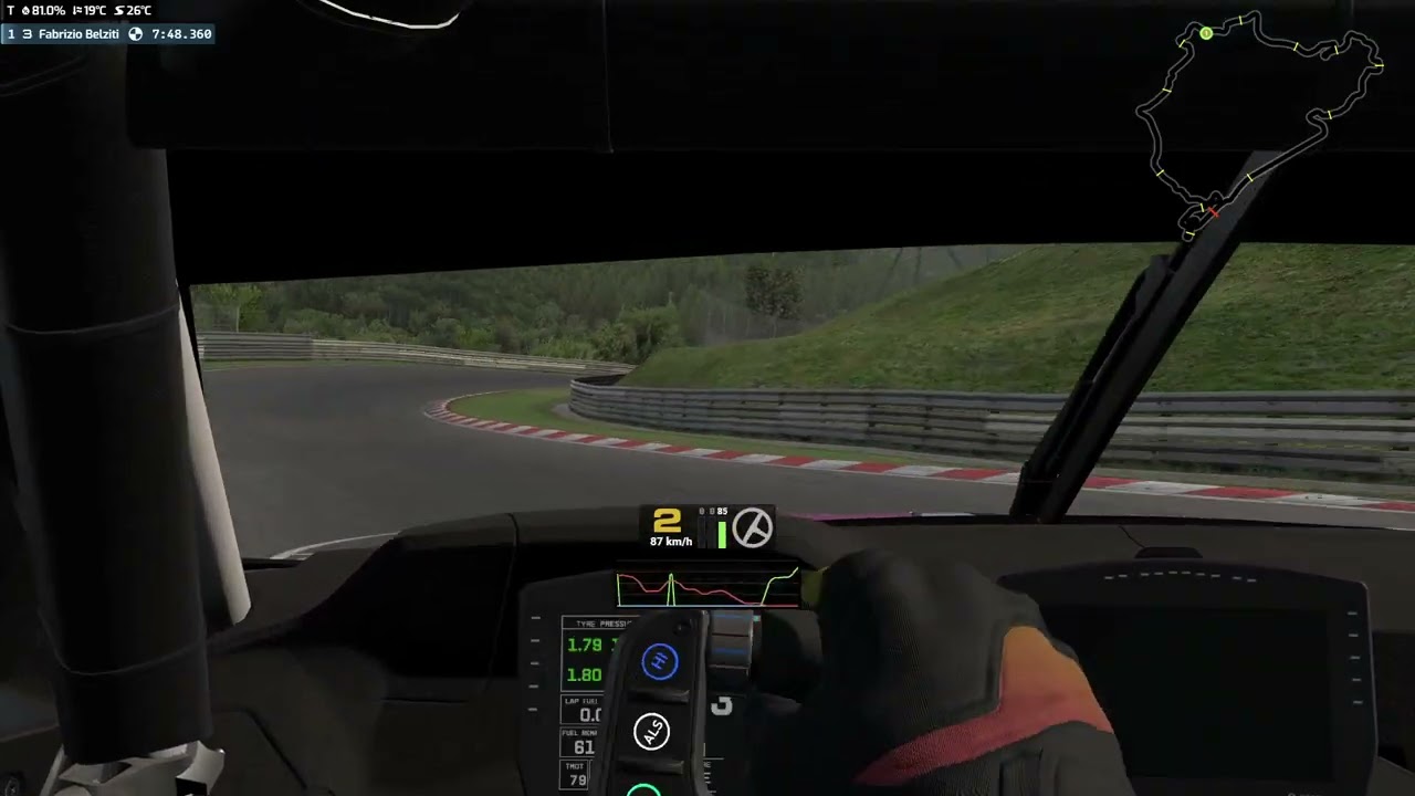 iRacing BMW M4 GT3 EVO at N&uuml;rburgring (Gesamtstrecke VLN)