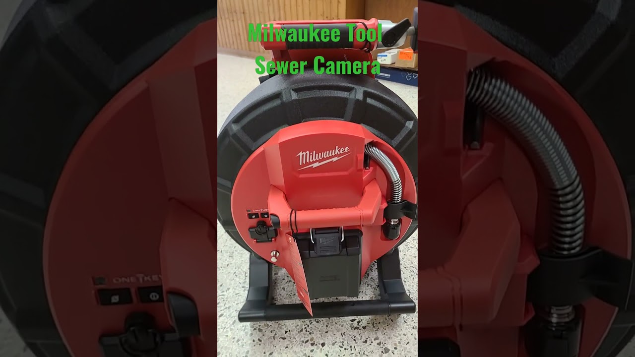 Камера для осмотра канализации Milwaukee Tool #milwaukeetools #sewercamera