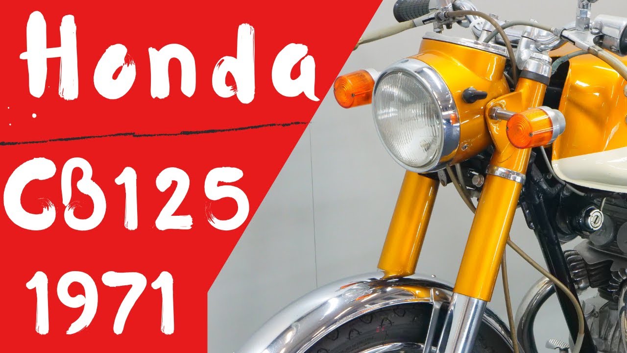 Honda CB 125 1971 - starting up