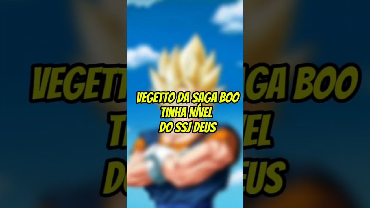 VEGETTO SAGA BOO vs SSJ DEUS #dbz #dbs