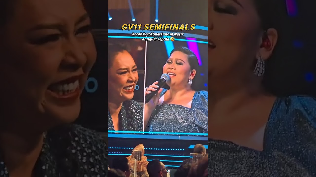 Terpaling Kelakar #LIVE GV11 SEMIFINALS #thebest #nabilahmad #sherryalhadad #datuksyafinazselamat