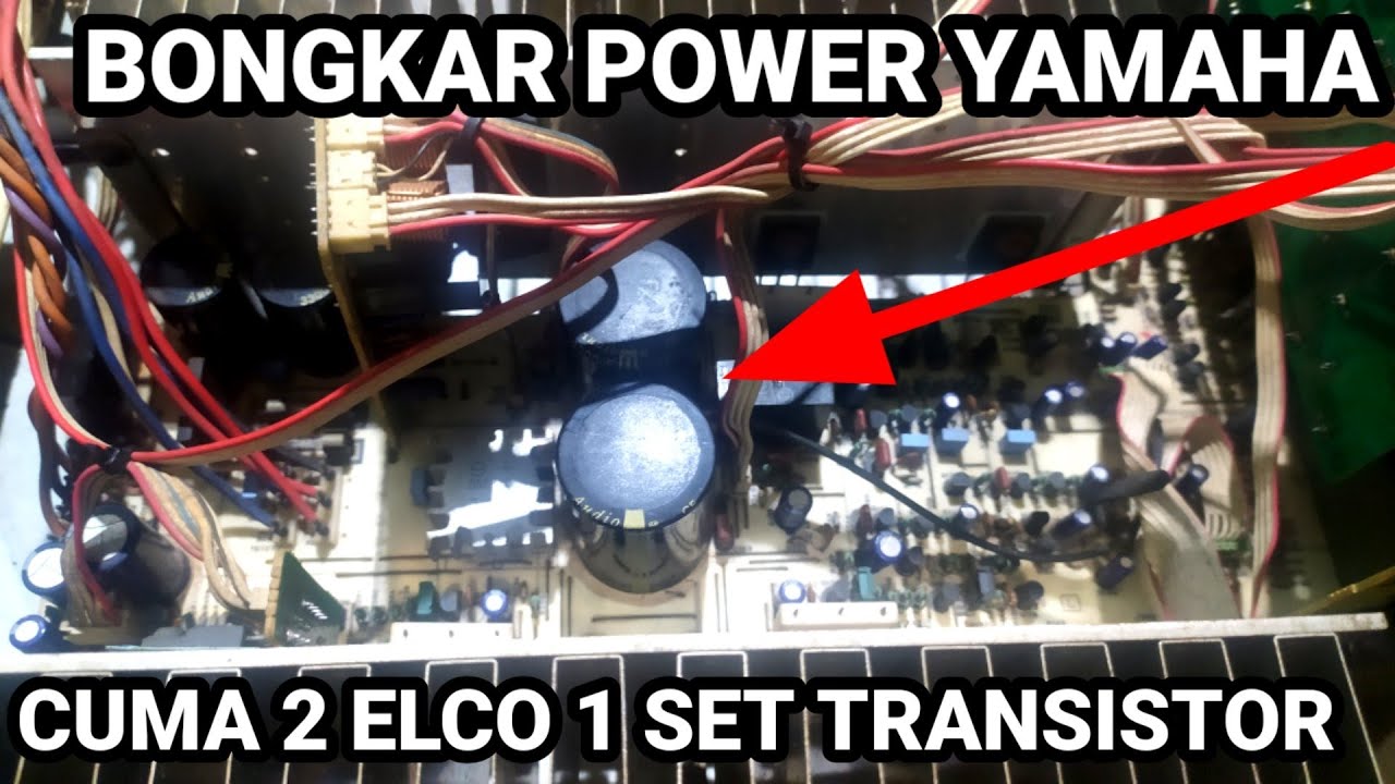 MEMPELAJARI SKEMA POWER dan PENGUAT INPUT YAMAHA. Servis amplifier Yamaha tipe RX-V850