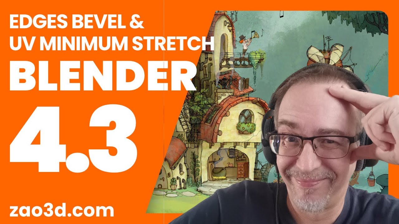 Novedades de Blender 4.3: Múltiples Edges y UV Minimum Stretching