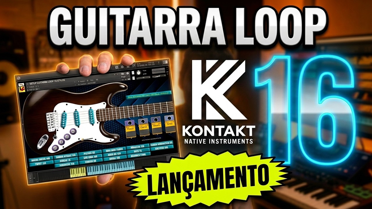GUITARRA LOOP COM 16 RITMOS DIFERENTES (LANÇAMENTO)