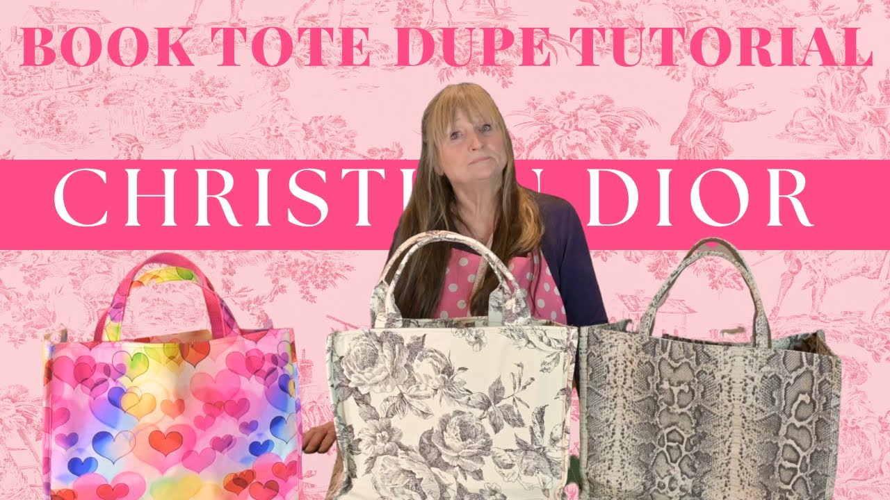 Dior Book Tote Dupe Tutorial