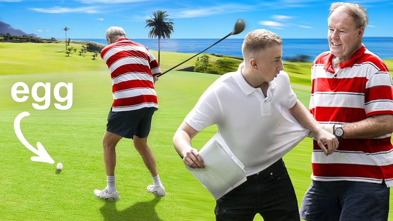 I Replaced Pro Golfers Balls With Eggs (PRANK)