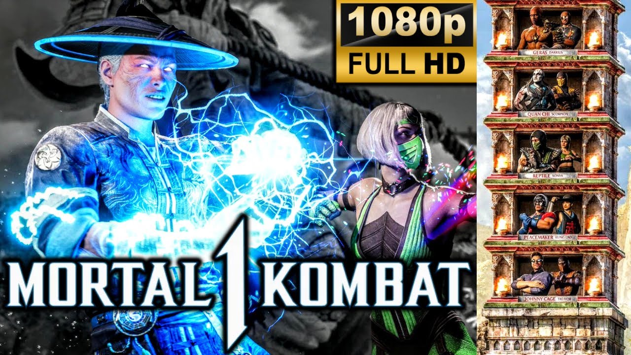 MK1 *ICE RAIDEN* КЛАССИЧЕСКИЙ ГЕЙМПЛЕЙ БАШНИ!! (ХАМЕЛЕОН В РОЛИ КАМЕО) 1080p 60 FPS (MORTAL KOMBA...