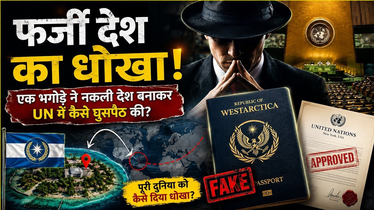 The scam of a fake country! 😱 How did a fugitive infiltrate the UN by creating a fake nation?