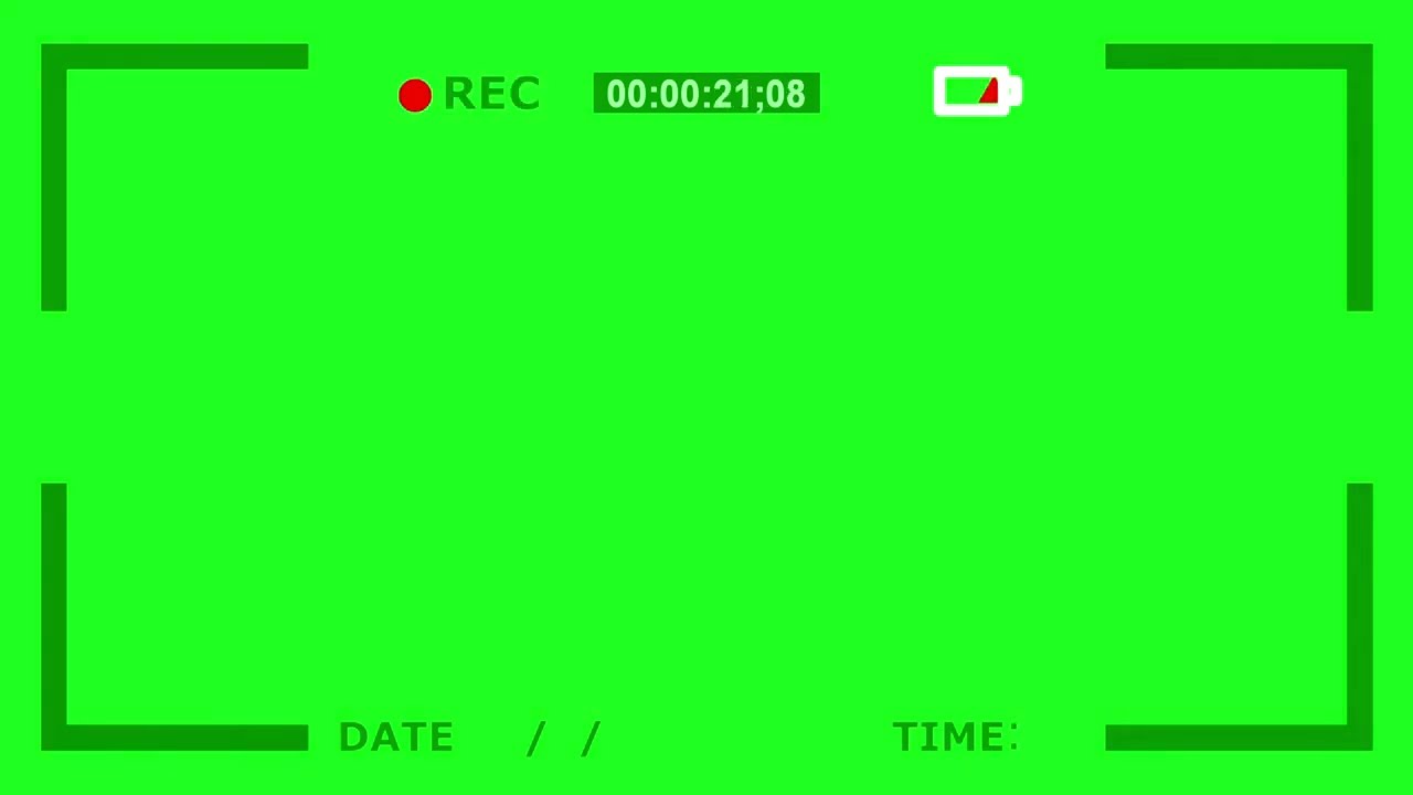 camera green screen effect || cctv camera recording green screen || recording green screen