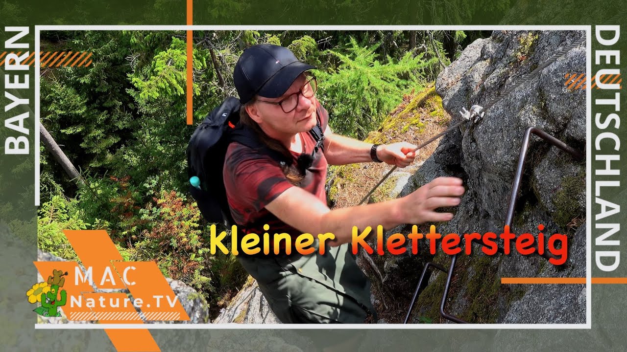 Naturpark Steinwald - Hackelstein mit Klettersteig am Augsburger Felsen - Kilt Hiking