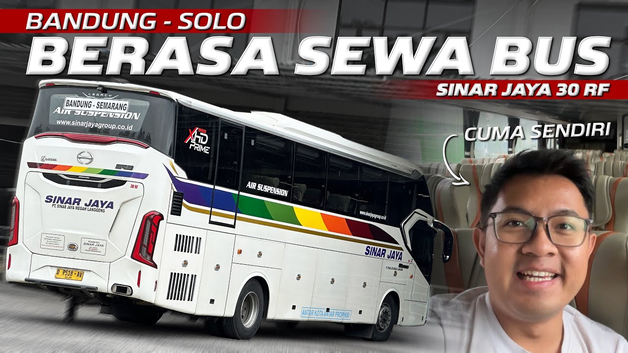 LUAR BIASA PENUMPANG SEDIKIT SEKALI TETAP JALAN‼️Trip Bandung - Solo with Sinar Jaya 30 RF