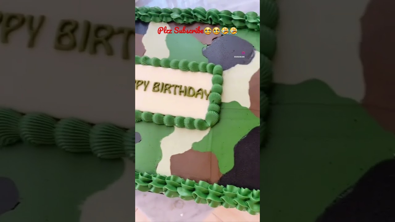 Army Theme cake.#army #pakarmy #ytshorts #youtube
