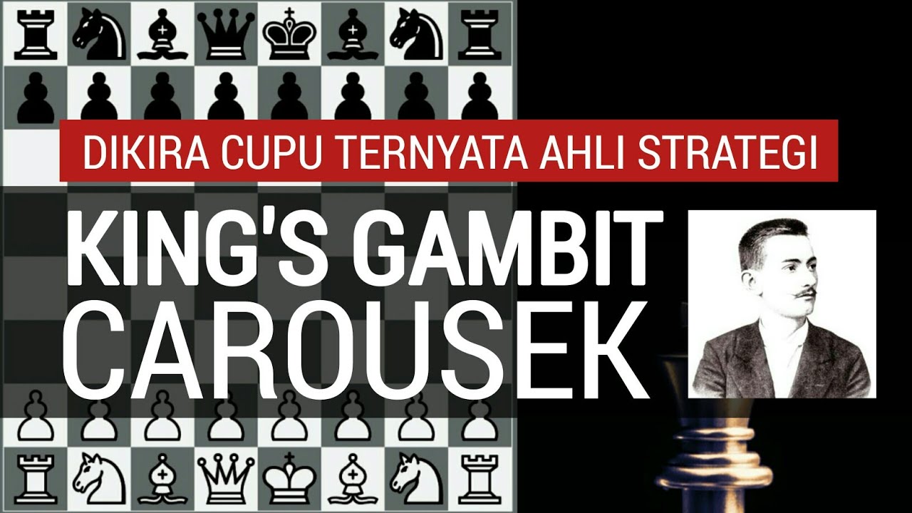 AGRESIF & Mematikan ! 3 Jebakan GAMBIT RAJA di terima - Charousek