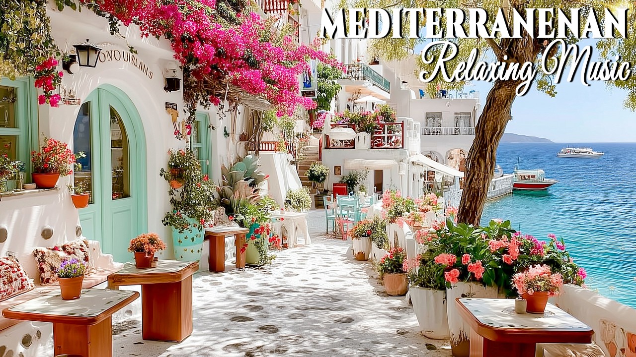 🎶Morning Coffee in Amalfi ☕🌞 Relaxing Italian Guitar & Mediterranean Morning Vibes