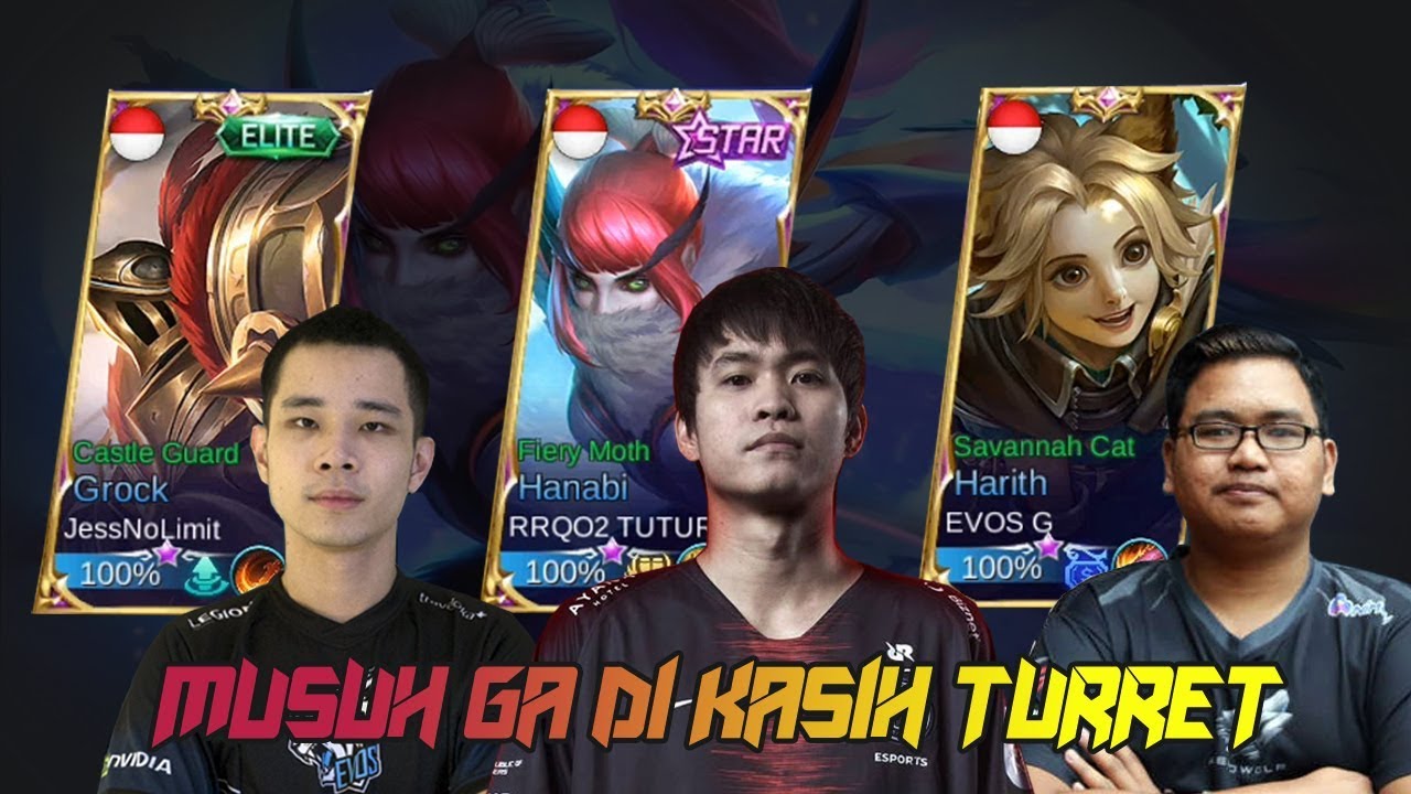 TUTURU HANABI - JESS JADI TANK - EVOS G HARITH | Mobile Legends