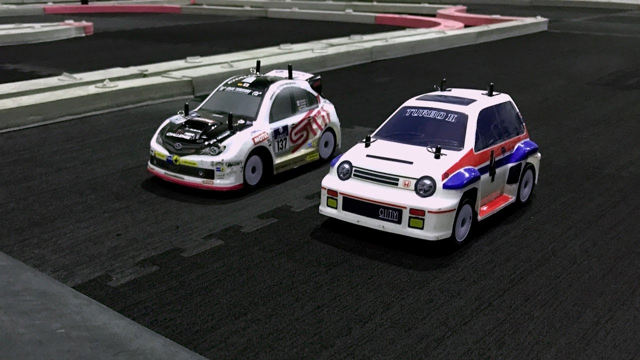 Kyosho Comic Racers Honda City vs Subaru STi
