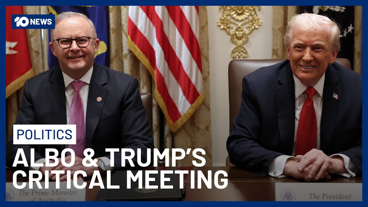 Trump Hosts Albanese In Long-Awaited White House Meeting | 10 News