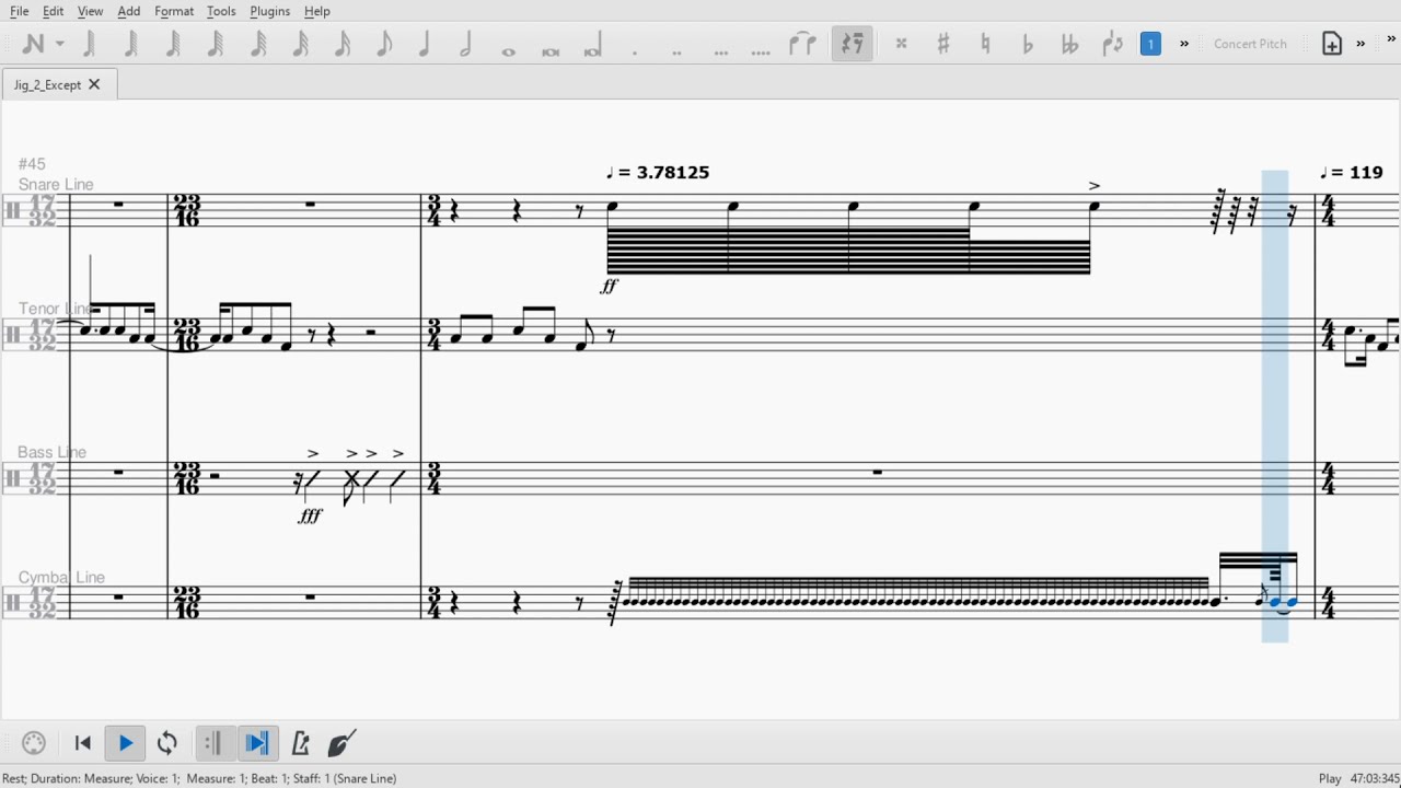 Jig 2 but it's completely normal and I didn't change anything