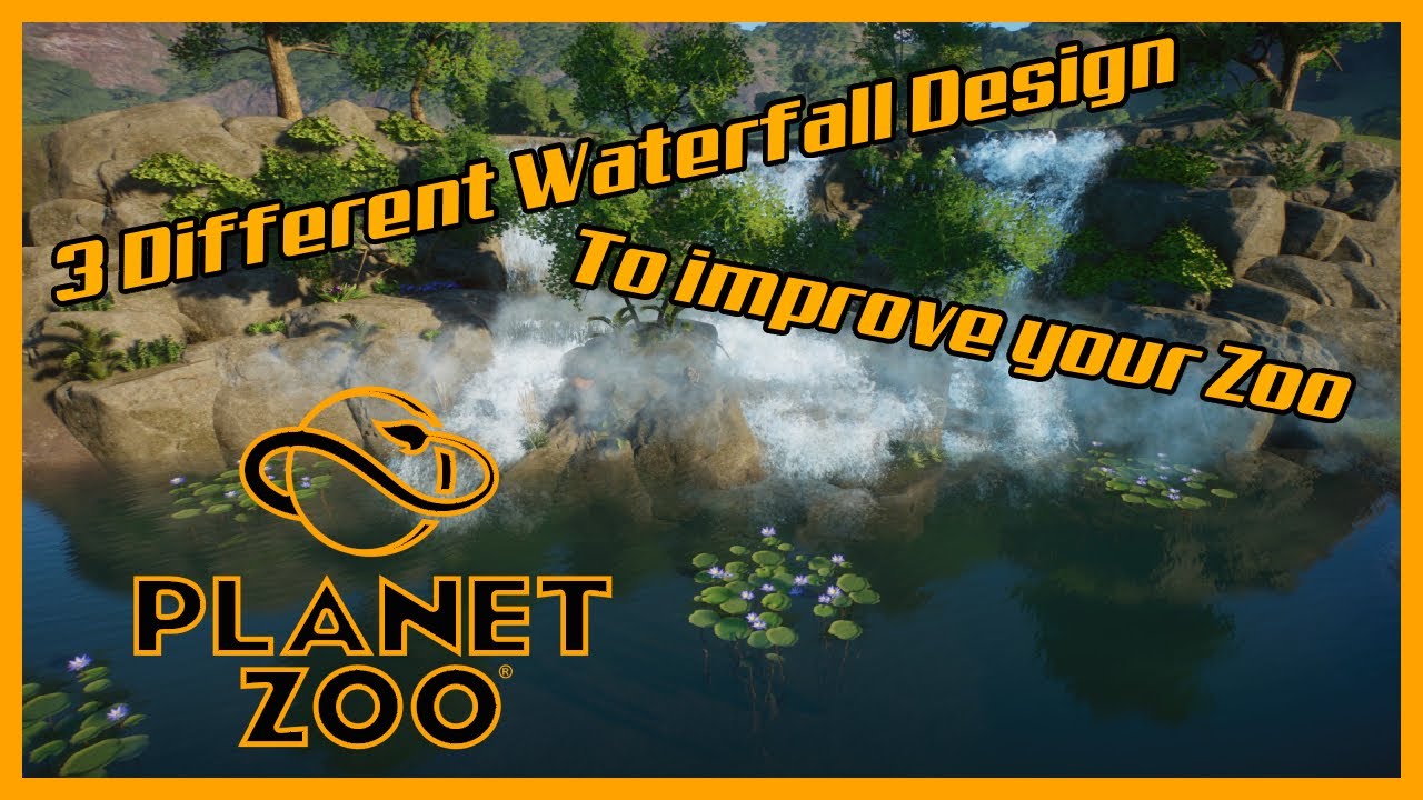 3 Different Waterfall Designs to Improve your Zoo | Timelapse Build | Planet Zoo 2023