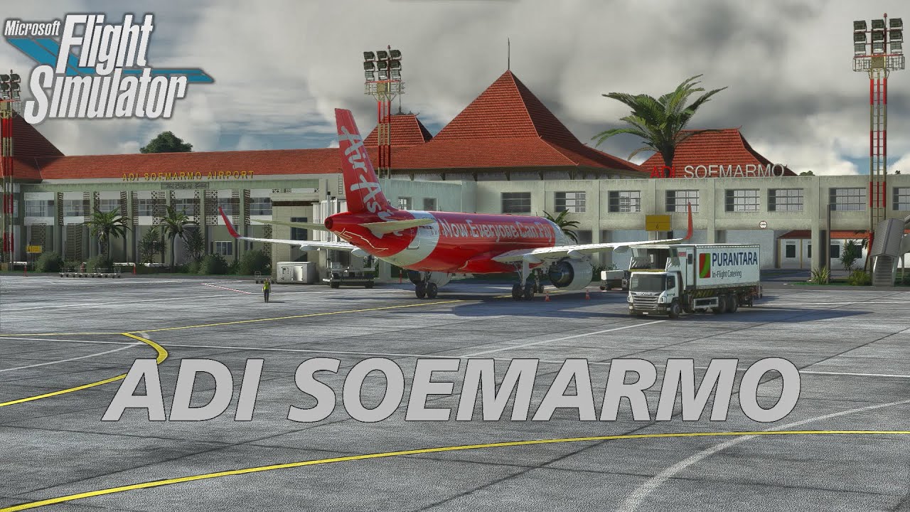 Flight Solo (Adi Soemarmo) to Jakarta (Soekarno Hatta) - Microsoft Flight Simulator