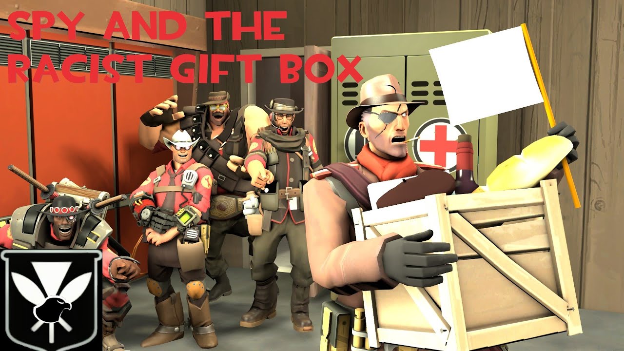 TF2 Uberduck AI: Spy and the Racist Gift Box (Practical Joke and Skit)