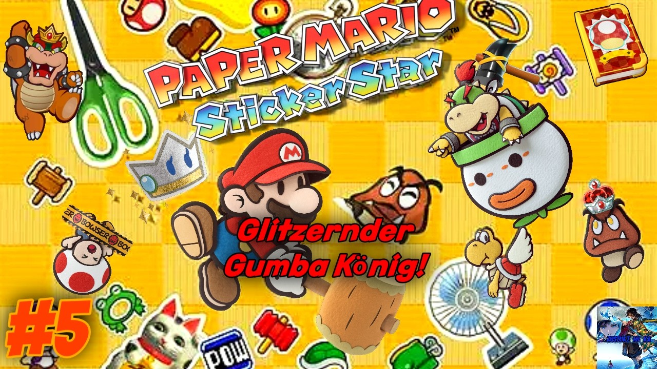 Glitzernder Gumba König im Gumba Castle! [👑Paper Mario Sticker Star|Deutsch👑] #5