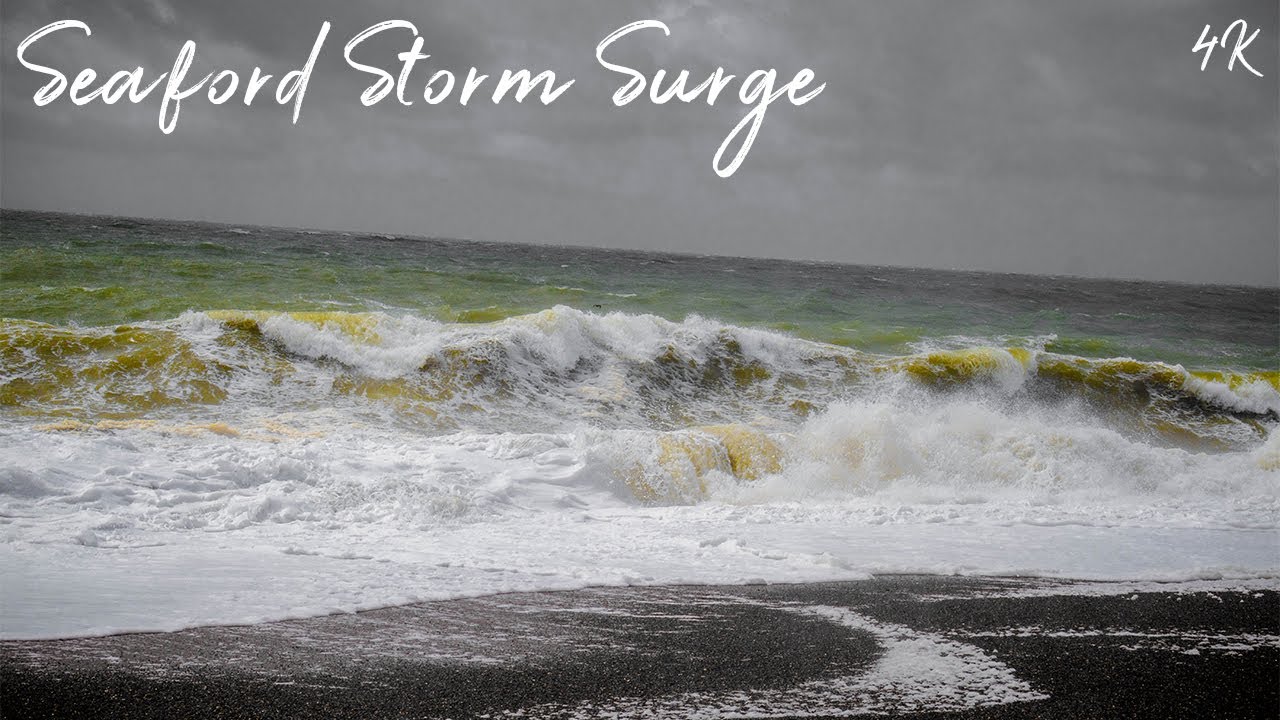 Storm Surge in Seaford | East Sussex | 4K