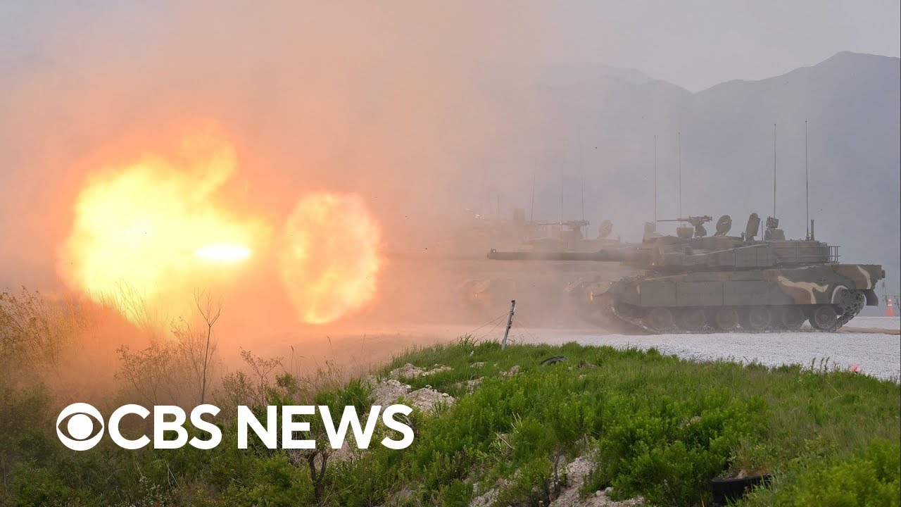U.S., South Korea begin live-fire military exercises near North Korean border