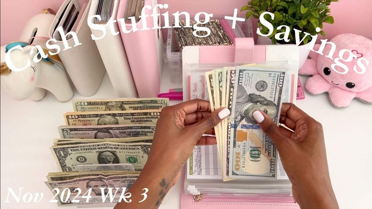 $410 | Cash Envelope Stuffing | Nov 2024 | Single Mom