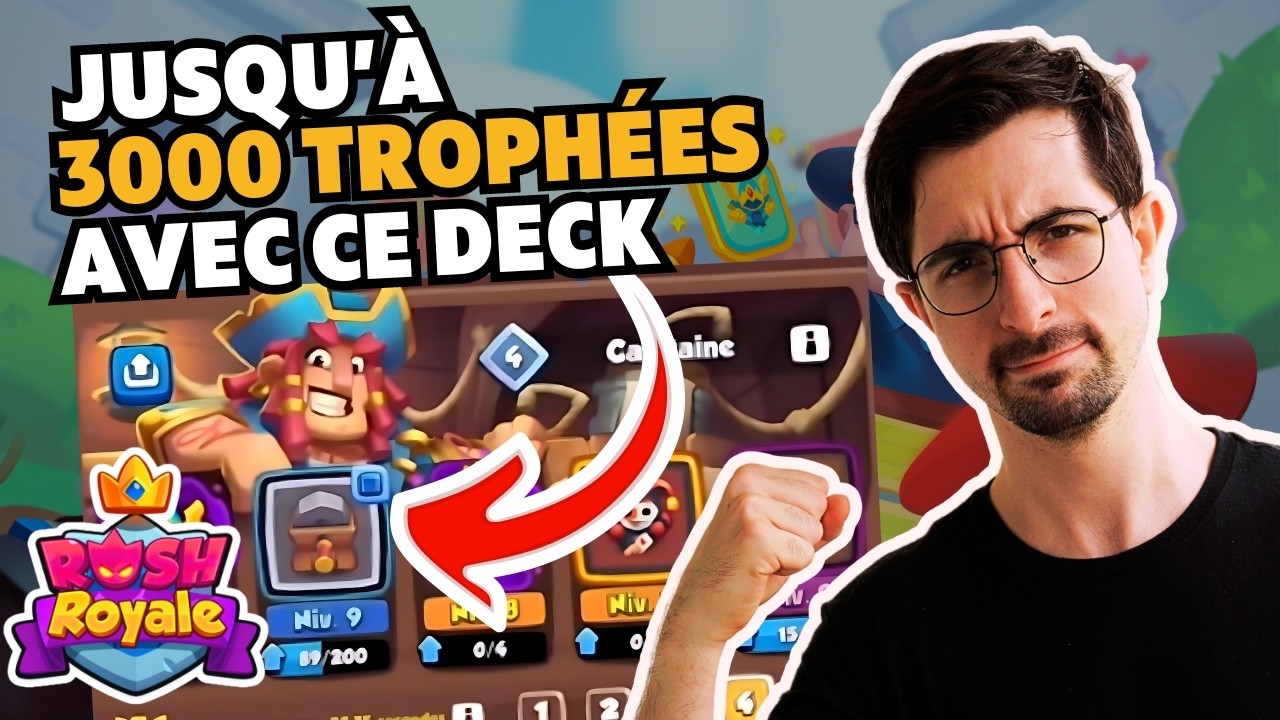 Mon deck arène 6 à l'arène 9 dans Rush Royale👑🏰 - 3000 trophées