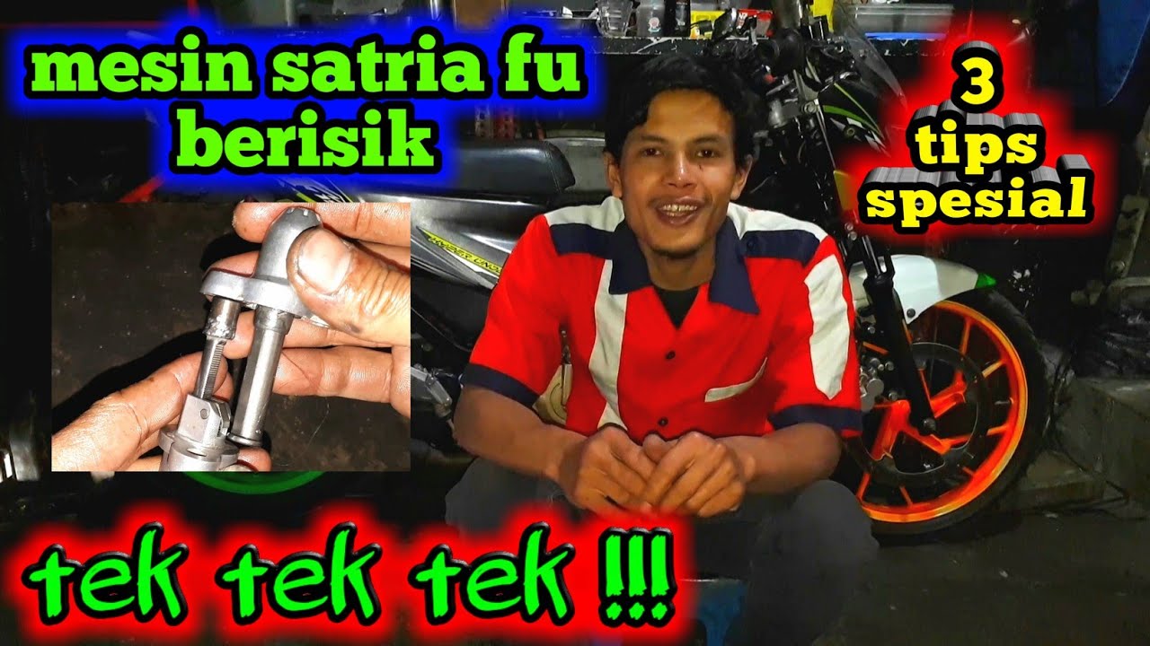 Rante keteng satria fu cepat berisik !!! Mengatasi mesin satria fu berisik !!!