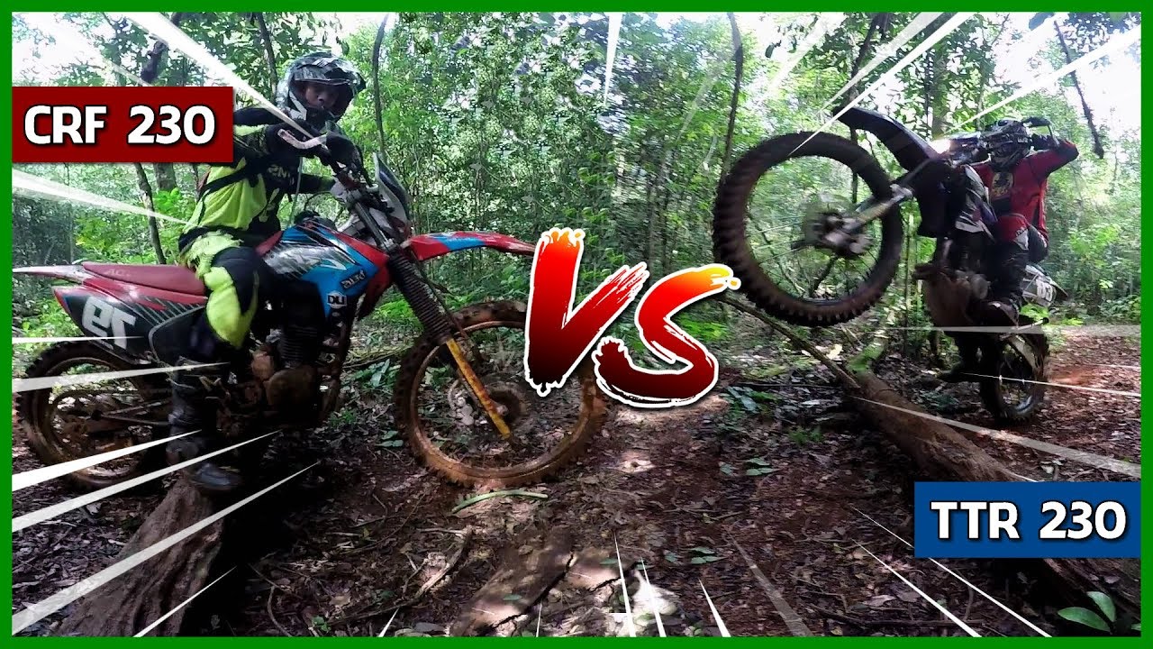 CRF 230 vs TTR 230 na Trilha de Moto