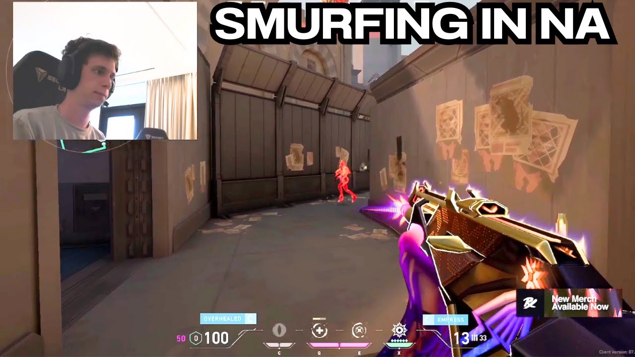 PRX SOMETHING SMURFING IN NA RANKED VALORANT !!!!