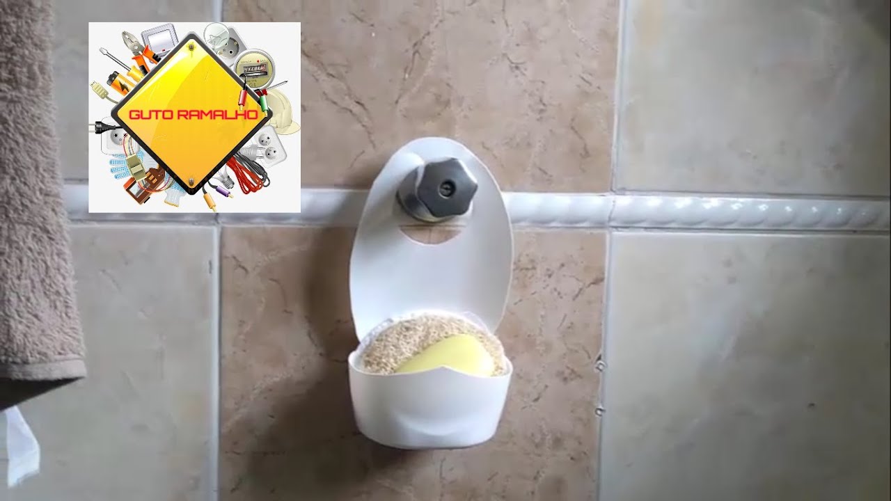 SABONETEIRA COM GARRAFA DE AMACIANTE - REUSO - FAÇA VOCÊ MESMO! Reciclagem - Idéias Práticas