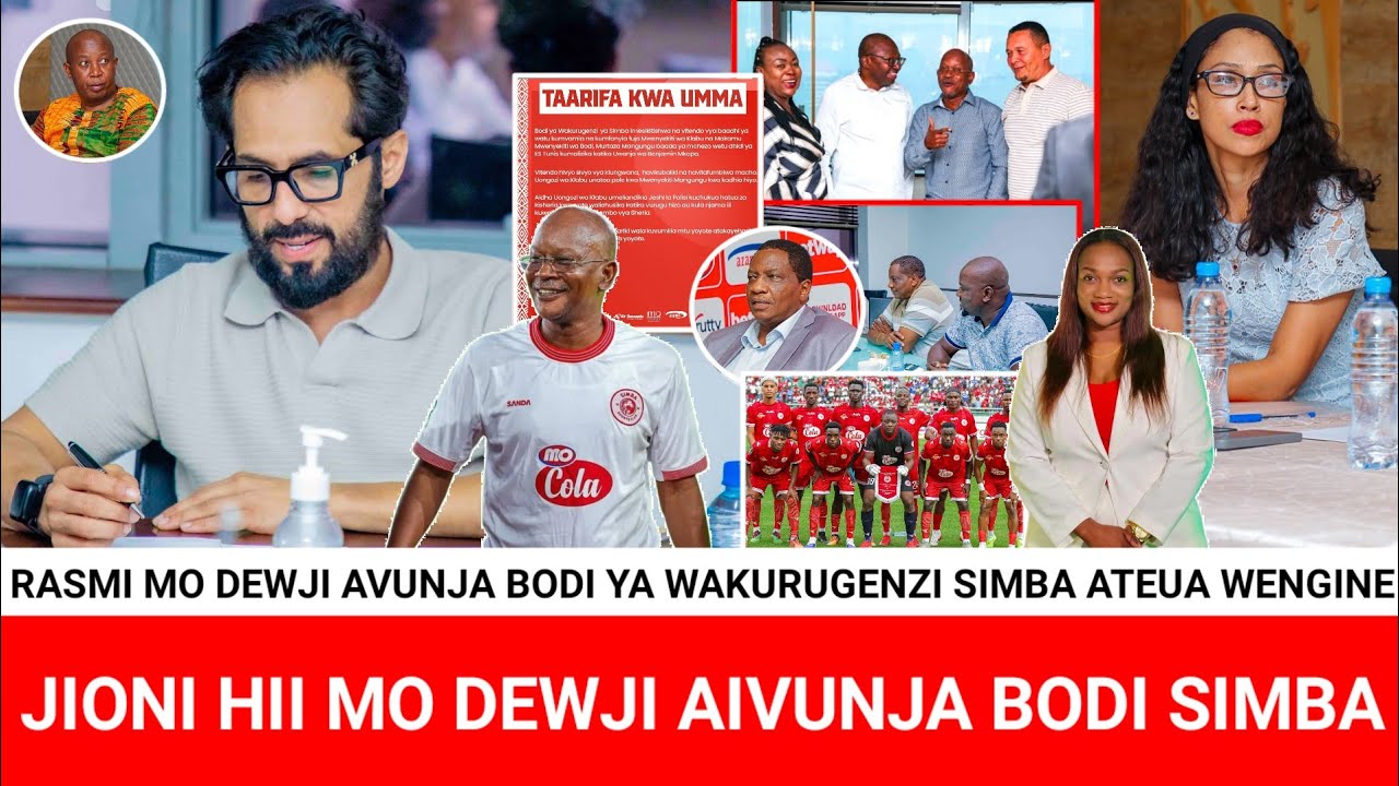 JIONI HII MO DEWJI RASMI AVUNJA BODI YA WAKURUGENZI | BARBARA ATHIBITISHA BODI YA SIMBA KUVUNJWA
