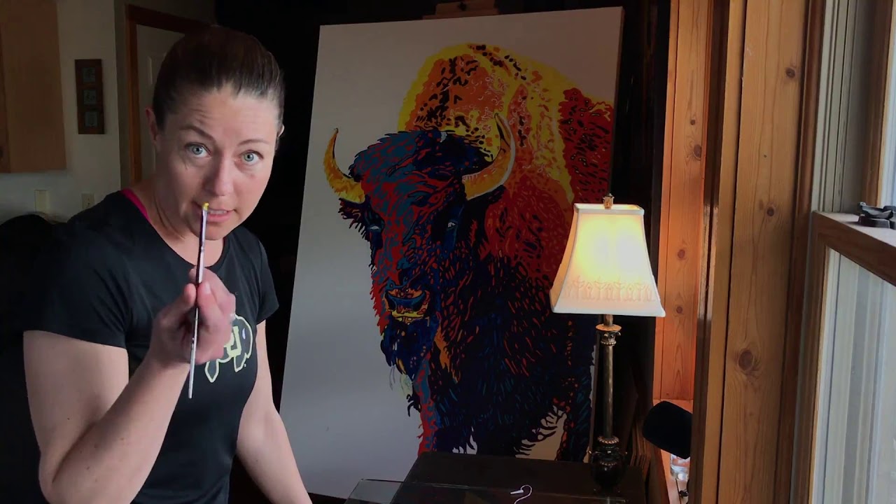 How to Paint a Buffalo