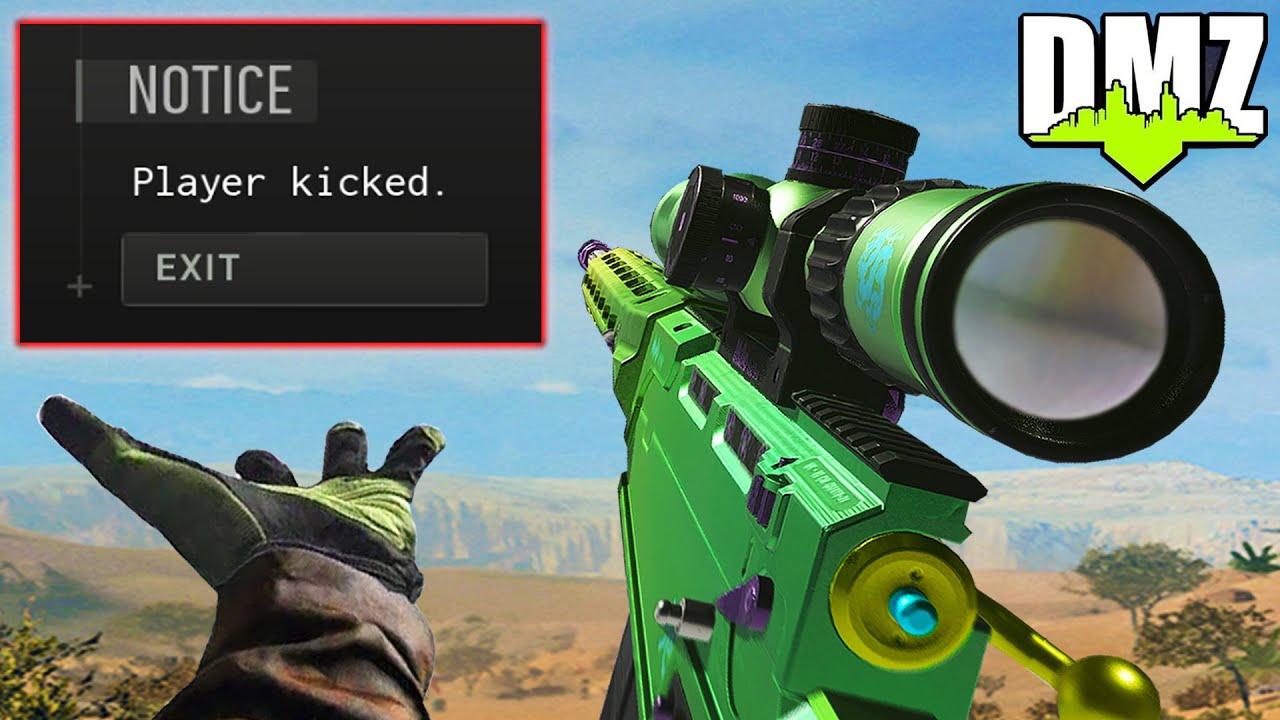 I got BANNED for Sniping in DMZ..
