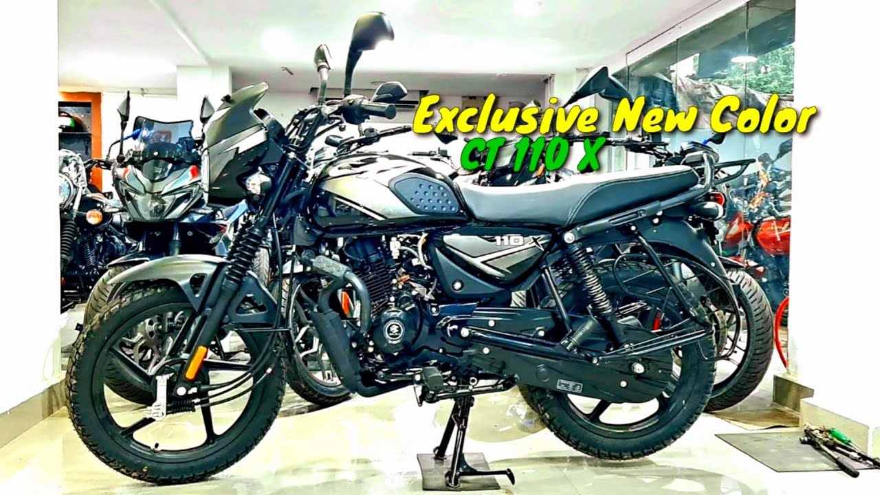 New Edition 2022 - CT 110 X CBS   ||  New Ebony Black with Silver Grey Decal Color