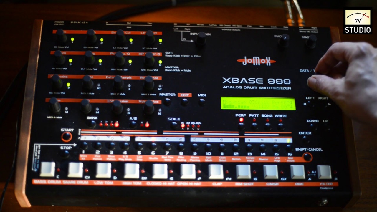 Jomox XBase 999 Kit Examples