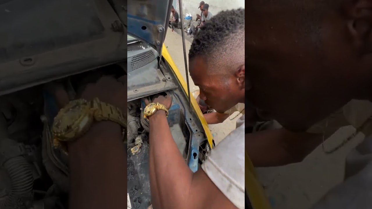 Toyota YARIS Stoßdämpfer Ausbau und Federn wechseln in Afrika 😂